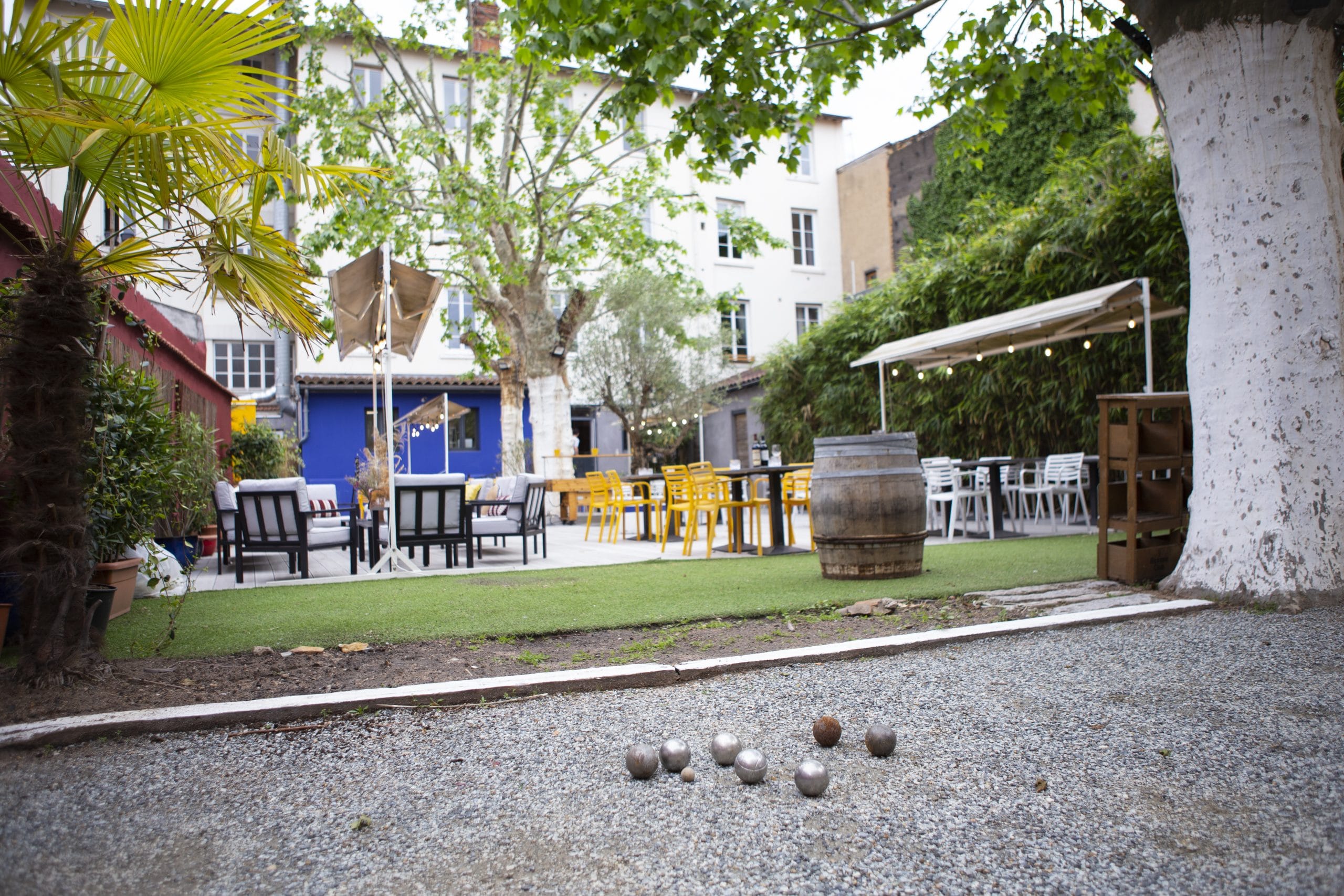 notre galerie - terrain de pétanque