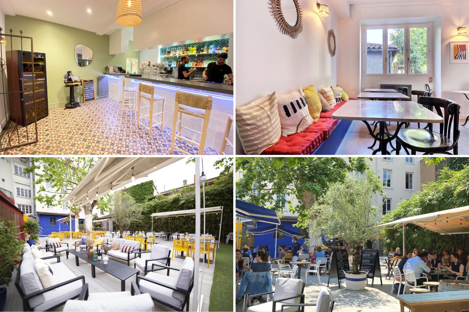 Nouveau restaurant grec a Lyon, O'Kypos et sa terrasse intimiste de 400 m²