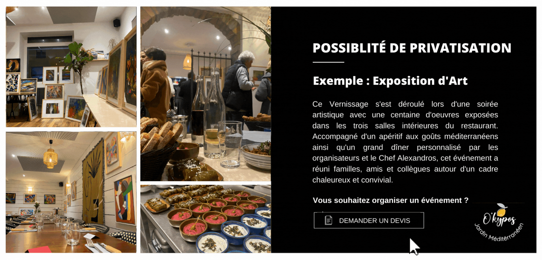 O'Kypos, restaurant privatisable Lyon 9 à Vaise